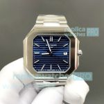 PP+Factory Swiss Copy Patek Philippe Cubitus 5821 Blue Face Stainless Steel Men's Watch 45mm 